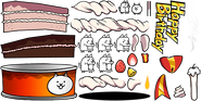 Happh Birthday Cake's spritesheet