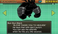 Bun Bun Black's Enemy Guide entry in The Battle Cats POP!