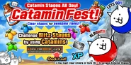 An event poster for Catamin Stages, likely based on the Lipovitan D commercial