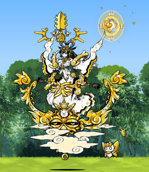 Shining Amaterasu (Uber Rare Cat) | Battle Cats Wiki | Fandom