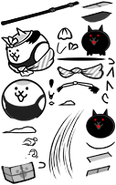 Courier Cat's spritesheet