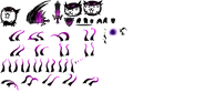 Manic Dark Cat's spritesheet