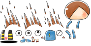 Kitarou's spritesheet