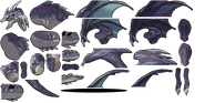 Wyvern's spritesheet