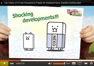 Котёнок-стенка и Котёнок-ластик в качестве основной статьи в статье «Первоапрельские шутки» 2017 г. (Англ.)