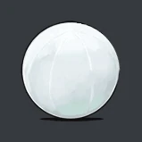 Large White Ball's moving animation