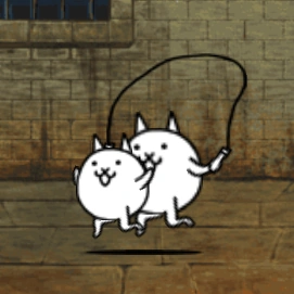 Rope Jump Cat (Rare Cat) | Battle Cats Wiki | Fandom