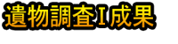 Ibutsu Chōsa Ⅰ Seika