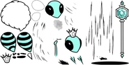 Queen B's spritesheet