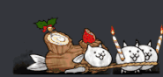 Xmas Pudding Cat's moving animation
