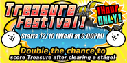 A one hour Treasure Festival in BCEN