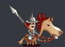 Cavalry Soldier's moving animation
