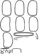 Лист спрайтов кота-мастера обручей