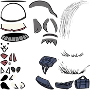 Лист спрайтов кошки Хомуры