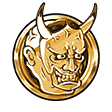 Hannya on the Charon's Crossing Meow Medal