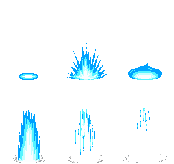 Sprites of an Enemy Unit's Mini-Wave