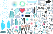 Hatsune Miku 16th's spritesheet