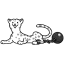 Cheetah Cat's sprite in the Storage
