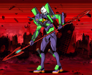 Eva Unit-01 (Uber Rare Cat) | Battle Cats Wiki | Fandom