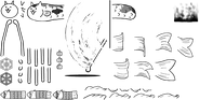 Kiss and Koi's spritesheet