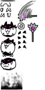 Li'l Dark Cat's spritesheet