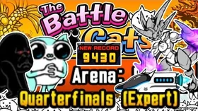Cheese_Strat_w_Bullet_and_Bahamut_(9430)_Tag_Arena_Pro,_Quarterfinals_(Expert)_Battle_Cats