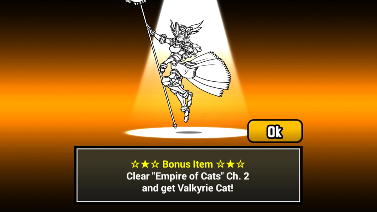 The Battle Cats Valkyrie Cat