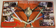 Grievous in the Pop Up Book where they tried to call him a "villain" but there is no evidence in the book.
