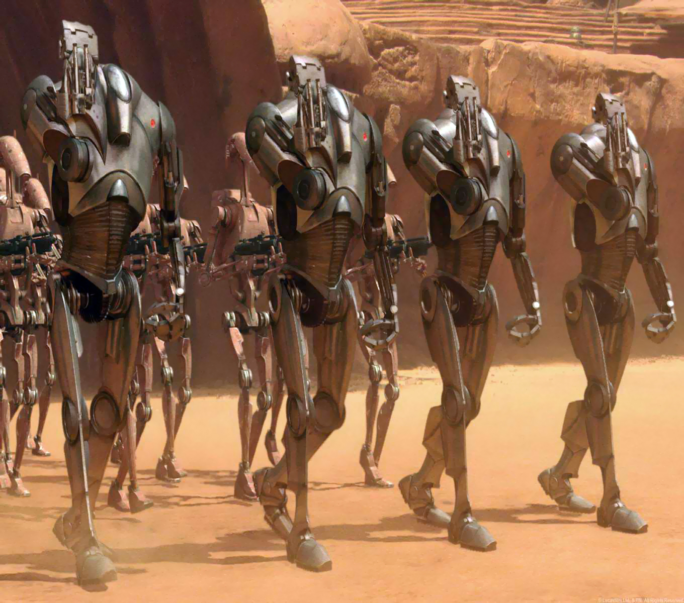 star wars battle droid army