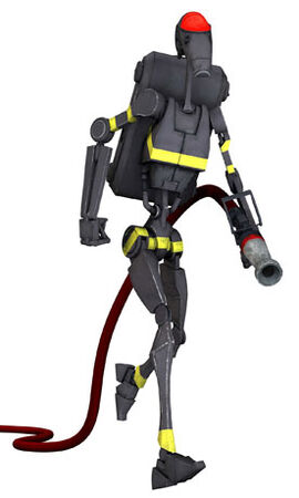 Firefighter battle droid | Battle Droids Wiki | Fandom