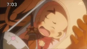 Baby Tsurugi crying