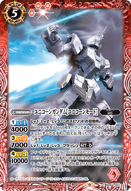 Unicorn Gundam ［Unicorn Mode］ | Battle Spirits Wiki | Fandom