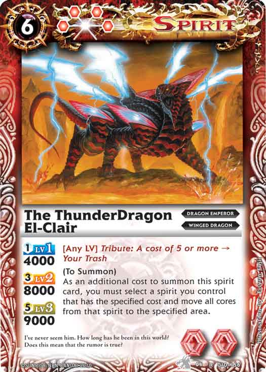 The ThunderDragon El-Clair | Battle Spirits Wiki | Fandom