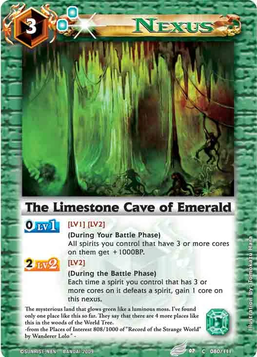 The Limestone Cave of Emerald | Battle Spirits Wiki | Fandom