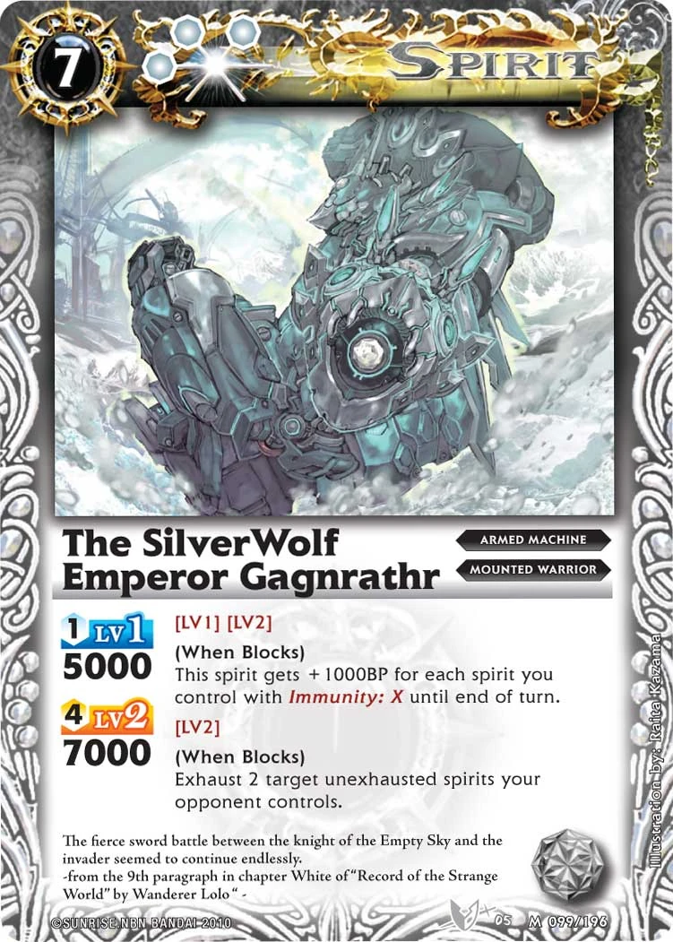 The Silverwolfemperor Gagnrathr Battle Spirits Wiki Fandom