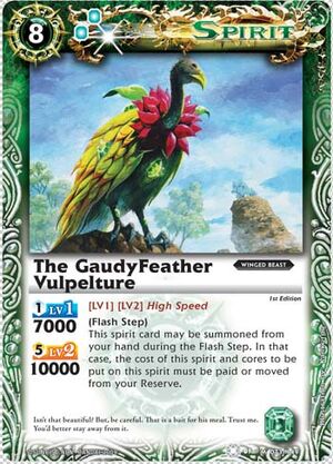 The GaudyFeather Vulpelture | Battle Spirits Wiki | Fandom