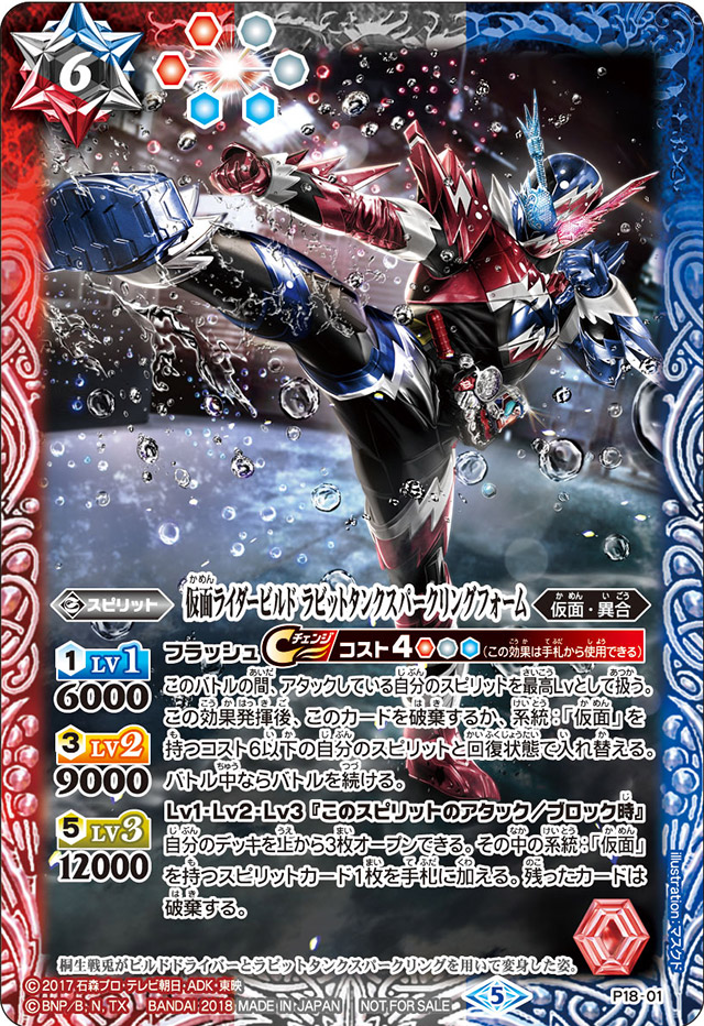 Kamen Rider Build RabbitTank Sparkling Form | Battle Spirits Kamen Rider Build RabbitTank Sparkling Form | Battle Spirits