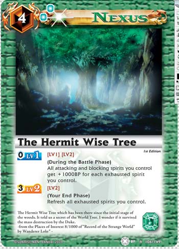 The Hermit Wise Tree | Battle Spirits Wiki | Fandom