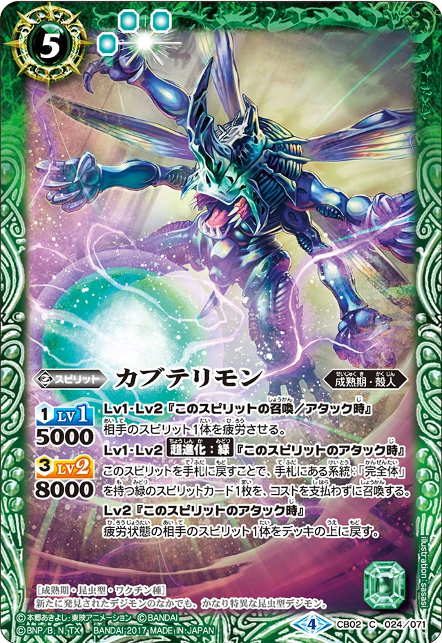 Kabuterimon | Battle Spirits Wiki | Fandom