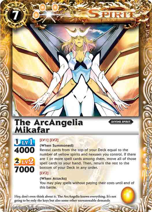 The ArcAngelia Mikafar | Battle Spirits Wiki | Fandom
