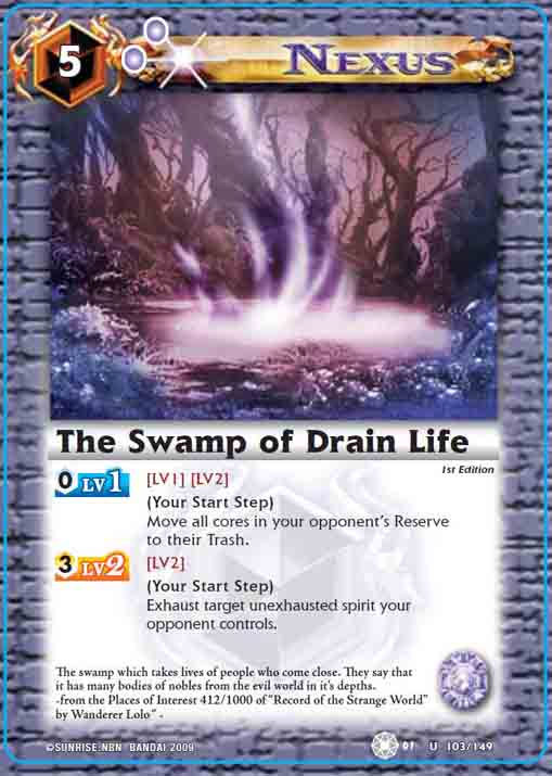 The Swamp of Drain Life | Battle Spirits Wiki | Fandom