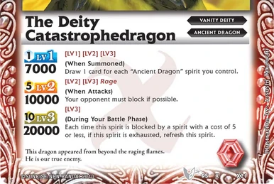 The Deity Catastrophedragon XV | Battle Spirits Wiki | Fandom