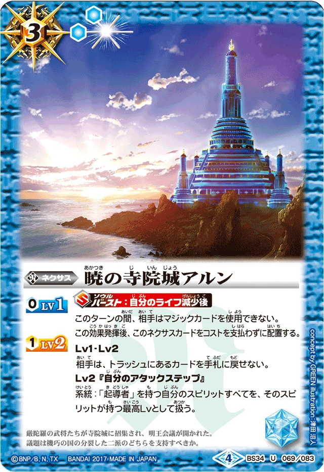 シャドーボックス  BurgeとTemple of Dawn (暁の寺 The Dawn Temple Fortress Arun | Battle Spirits Wiki | Fandom