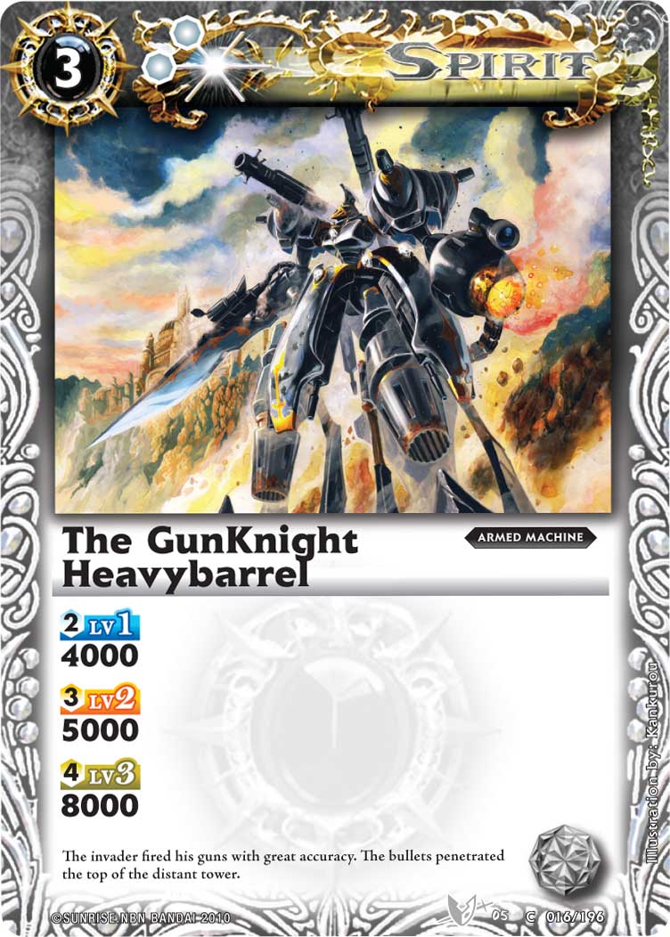 The Gunknight Heavybarrel Battle Spirits Wiki Fandom
