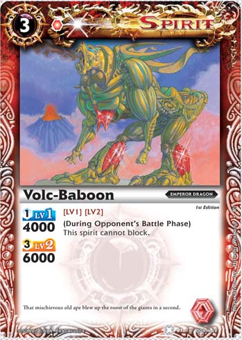 Volc-Baboon | Battle Spirits Wiki | Fandom