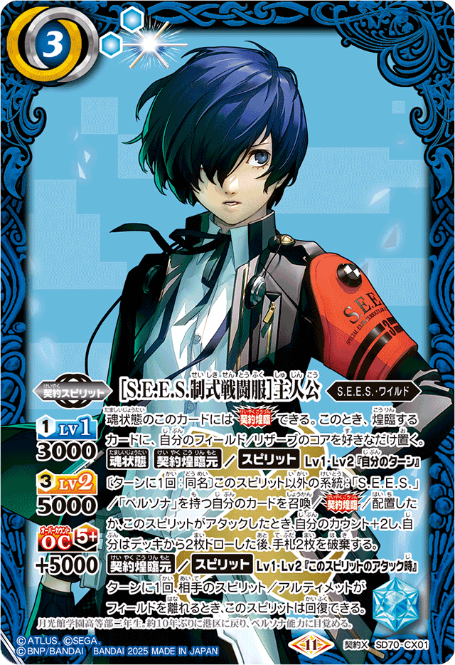 S.E.E.S. Official Battle Uniform］ Protagonist | Battle
