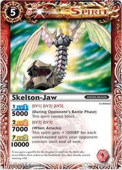 Skelton-Jaw | Battle Spirits Wiki | Fandom Skelton-Jaw | Battle Spirits Wiki | Fandom