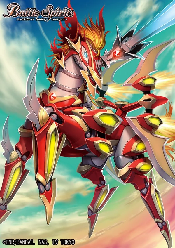 The CrimsonSacredHorse Execeed-Red | Battle Spirits Wiki | Fandom