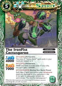 The IronFist Cactusgaroo | Battle Spirits Wiki | Fandom