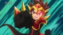 Dark Tsurugi preforming his attack.